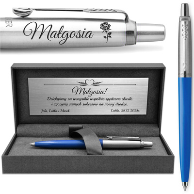Długopis Parker Jotter 60 Niebieski z GRAWEREM na Prezent na Urodziny