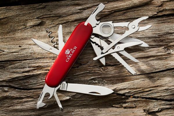 Gerlach Scyzoryk Wielofunkcyjny MOCNY 20 funkcji GRAWER Prezent dla Taty