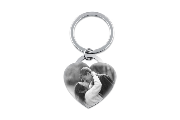 Brelok do Kluczy Serce Mini Srebrne