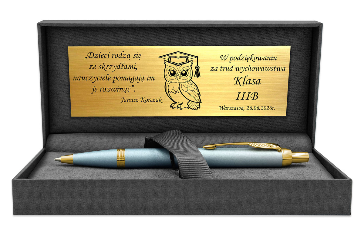 Długopis Parker IM Rituals GT Pozłacany z GRAWEREM na Prezent dla Mamy
