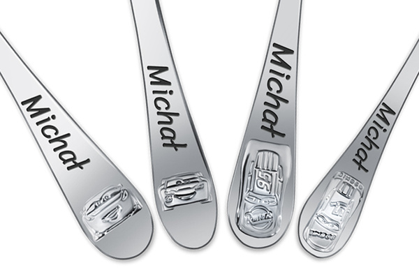 Sztućce dla Dzieci Disney AUTA Cars Prezent na Chrzest Roczek Urodzinki