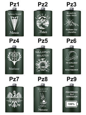 Zestaw Prezentowy Kompas + Saperka + Piersiówka Wojskowa z GRAWEREM Gratis