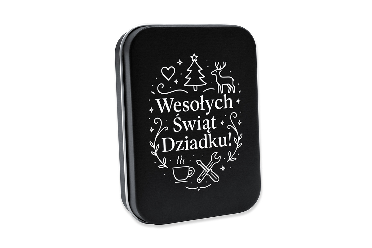 Prezent Świąteczny dla Męża Zapalniczka Gold z GRAWEREM + Pudełko 