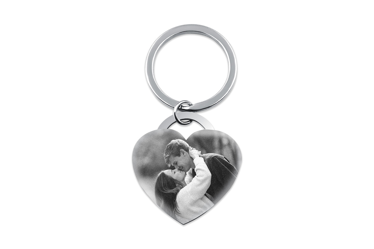 Brelok do Kluczy Serce Mini Srebrne