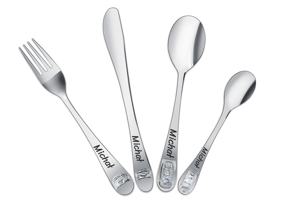 Sztućce dla Dzieci Disney AUTA Cars Prezent na Chrzest Roczek Urodzinki