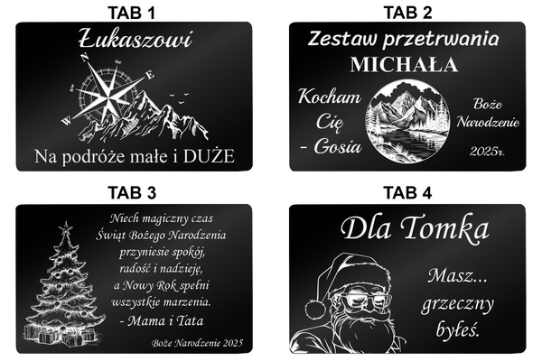 ZESTAW SURVIVALOWY 14w1 + Nieśmiertelnik Stalowy Prezent na Święta GRAWER