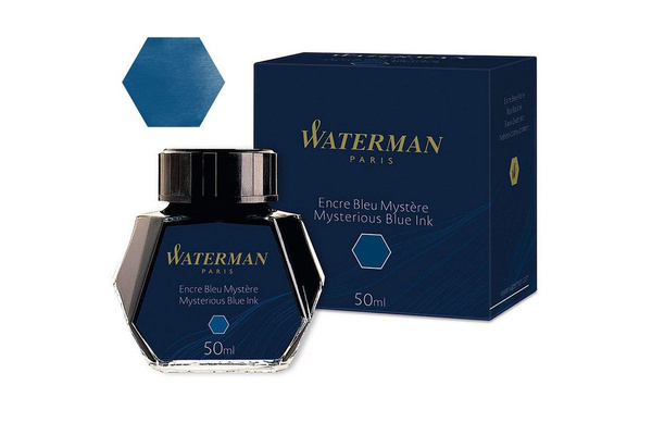 Atrament Butelkowy Waterman do Pióra Wiecznego Niebieski