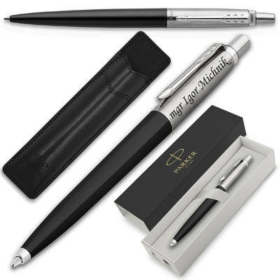 Długopis Parker Jotter 60 Czarny z ETUI Black i GRAWEREM - Idealny Prezent