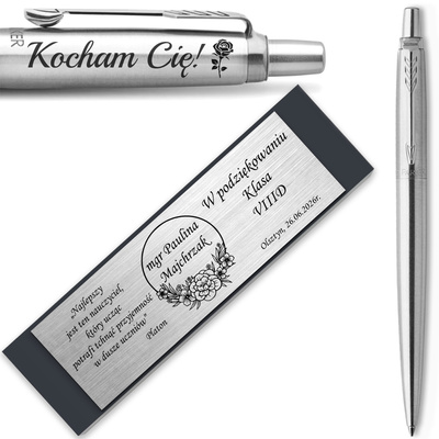Długopis Parker Jotter CT z GRAWEREM Tabliczka na Prezent dla Nauczyciela