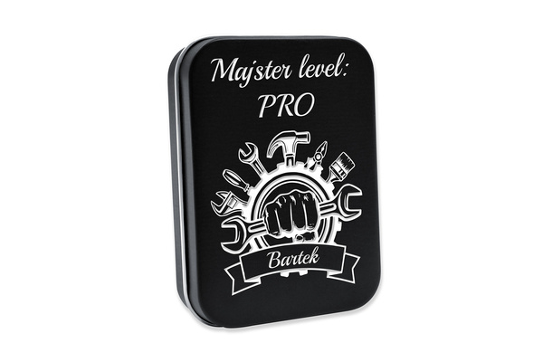 Prezent na Święta Zapalniczka Benzynowa + Pudełko z GRAWEREM Black