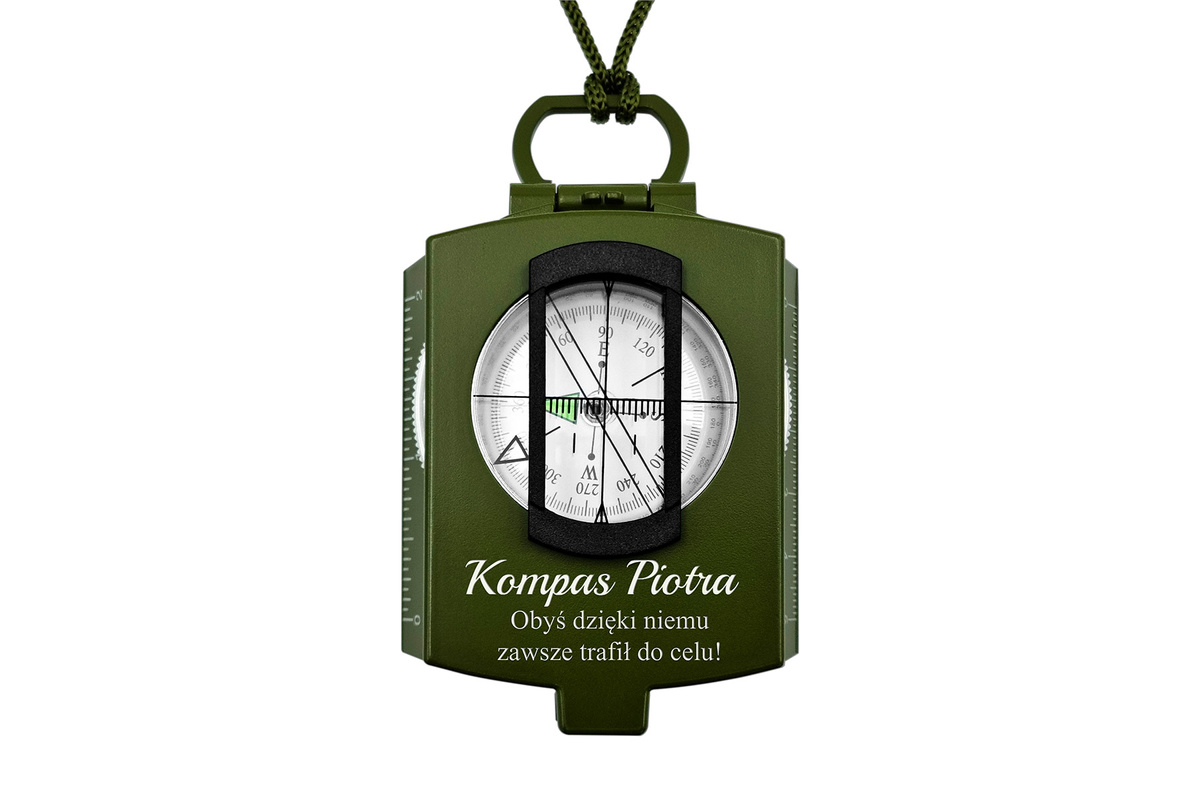 Zestaw Prezentowy Kompas + Saperka + Piersiówka Wojskowa z GRAWEREM Gratis