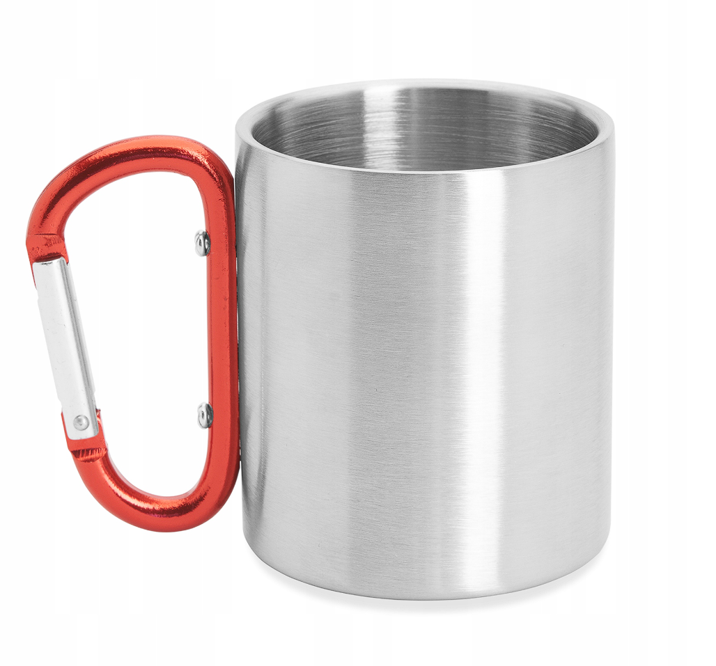 Kubek Stalowy 230 ml RED
