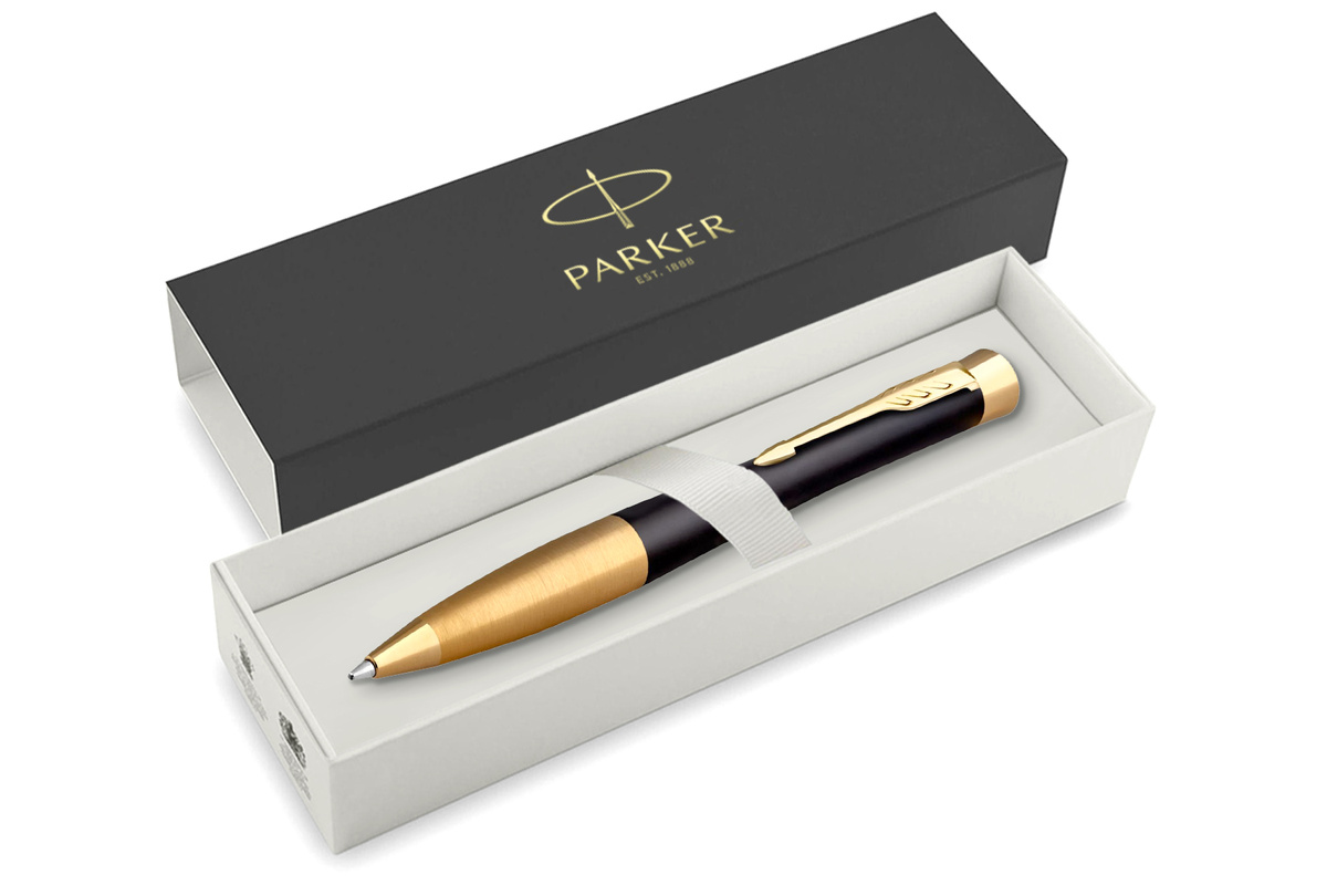 Długopis Parker Urban GT Muted Black Pozłacany z GRAWEREM na Prezent