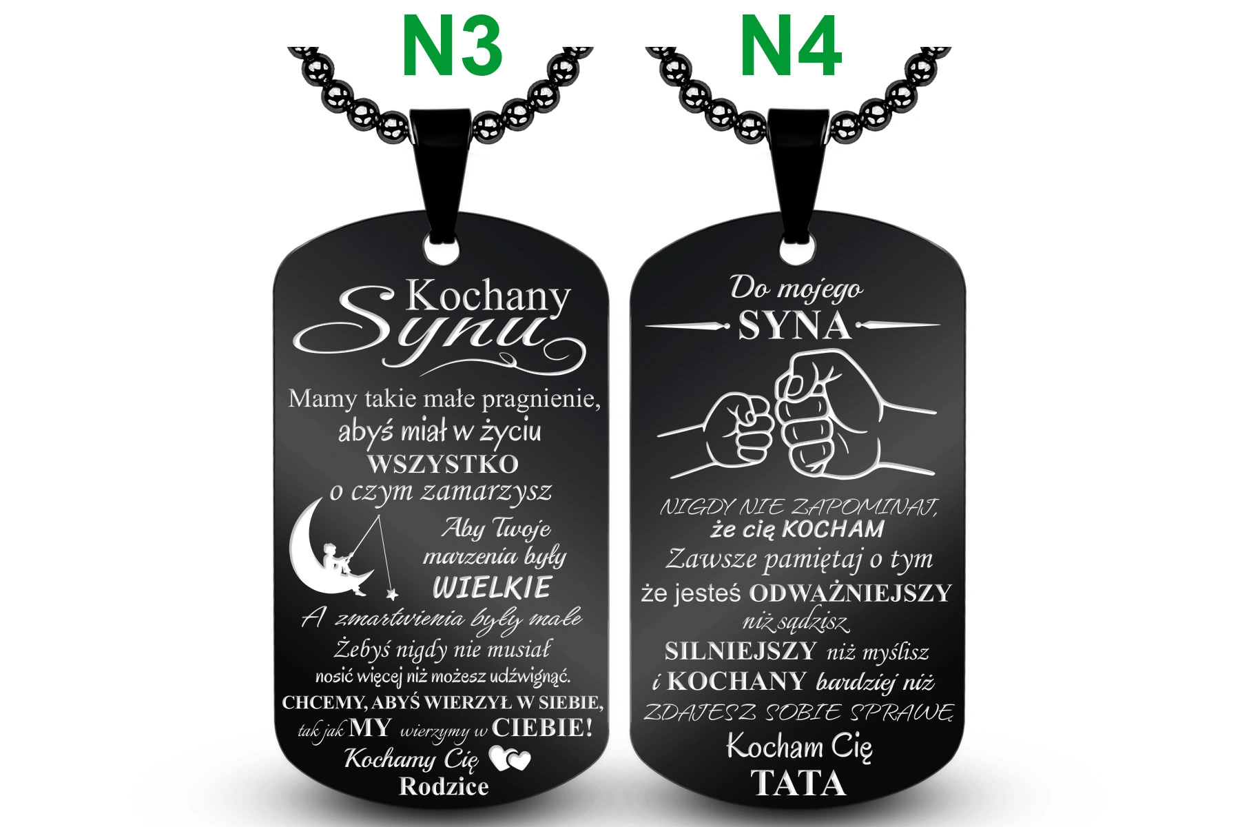 Nieśmiertelnik dla Syna z własnym GRAWEREM Prezent od Mamy Taty Rodziców B pol_pl_Niesmiertelnik-dla-Syna-z-wlasnym-GRAWEREM-Prezent-od-Mamy-Taty-Rodzicow-B-503_8