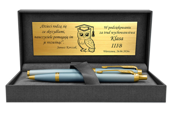 Pióro Wieczne i Długopis Parker IM Rituals GT z ETUI i GRAWEREM PRESTIGE