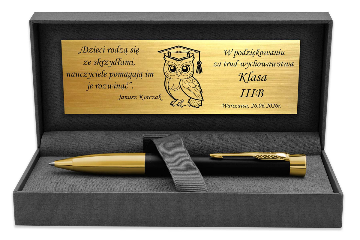 Długopis Parker Urban GT Pozłacany z ETUI i GRAWEREM - Idealny Prezent