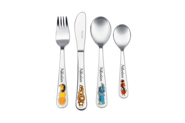 Sztućce dla Dzieci Tescoma Bambini ZWIERZĄTKA Grawer Prezent na Chrzest