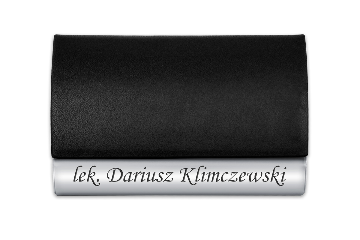 Zestaw Prezentowy Długopis i Pióro Kulkowe + Wizytownik z GRAWEREM