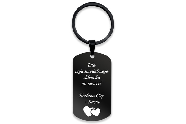 Brelok do Kluczy Kalendarz GRAWER Prezent na Dzień Chłopaka Mężczyzny B1