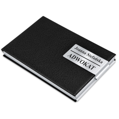 Wizytownik Skórzany z GRAWEREM Gratis Elegancki dla Szefa W5