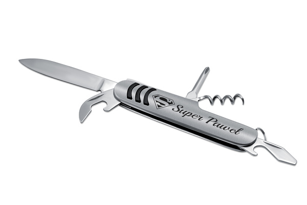 Zestaw Premium Piersiówka 270 ml Scyzoryk Etui + Kieliszek dla Żołnierza