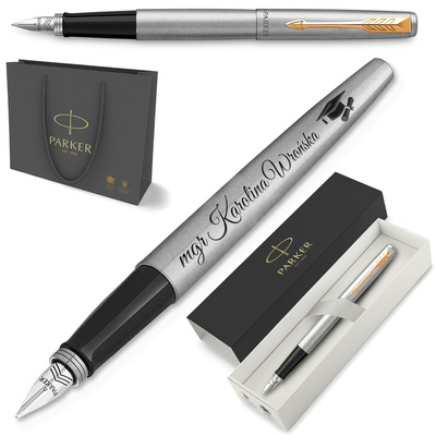 Pióro Wieczne Parker Jotter GT Pozłacane z Grawerem Prezent Elegancki