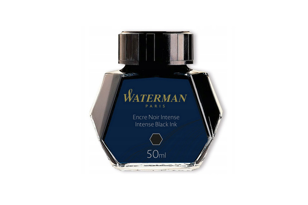 Atrament Butelkowy Waterman do Pióra Wiecznego CZARNY Intense Black