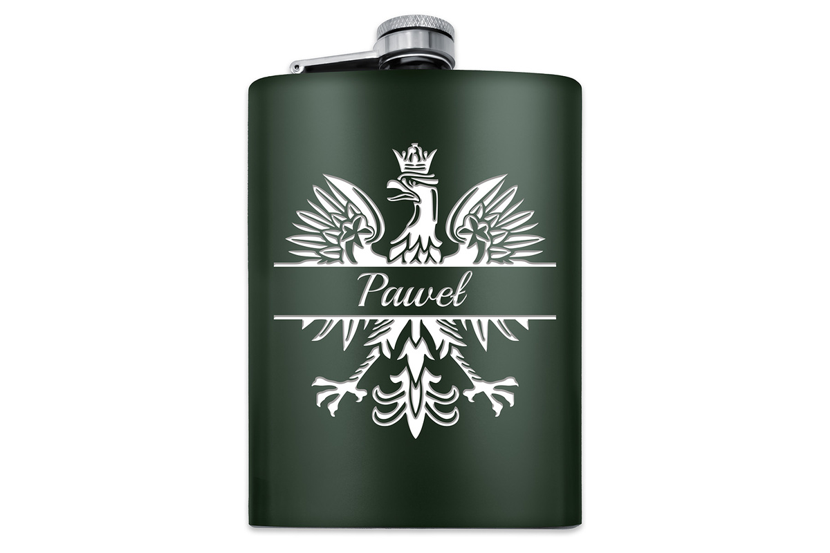 Zestaw Premium Piersiówka 270 ml Scyzoryk Etui + Kieliszek dla Żołnierza