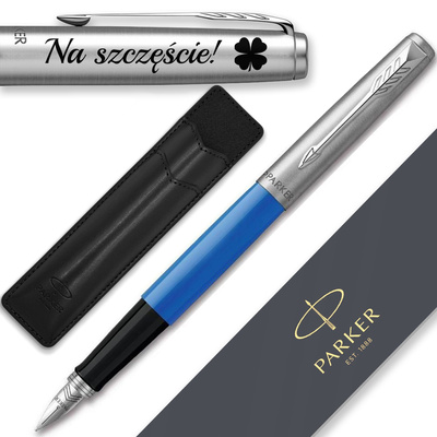 Pióro Wieczne Parker Jotter 60 Niebieskie z ETUI Black i Grawerem GRATIS