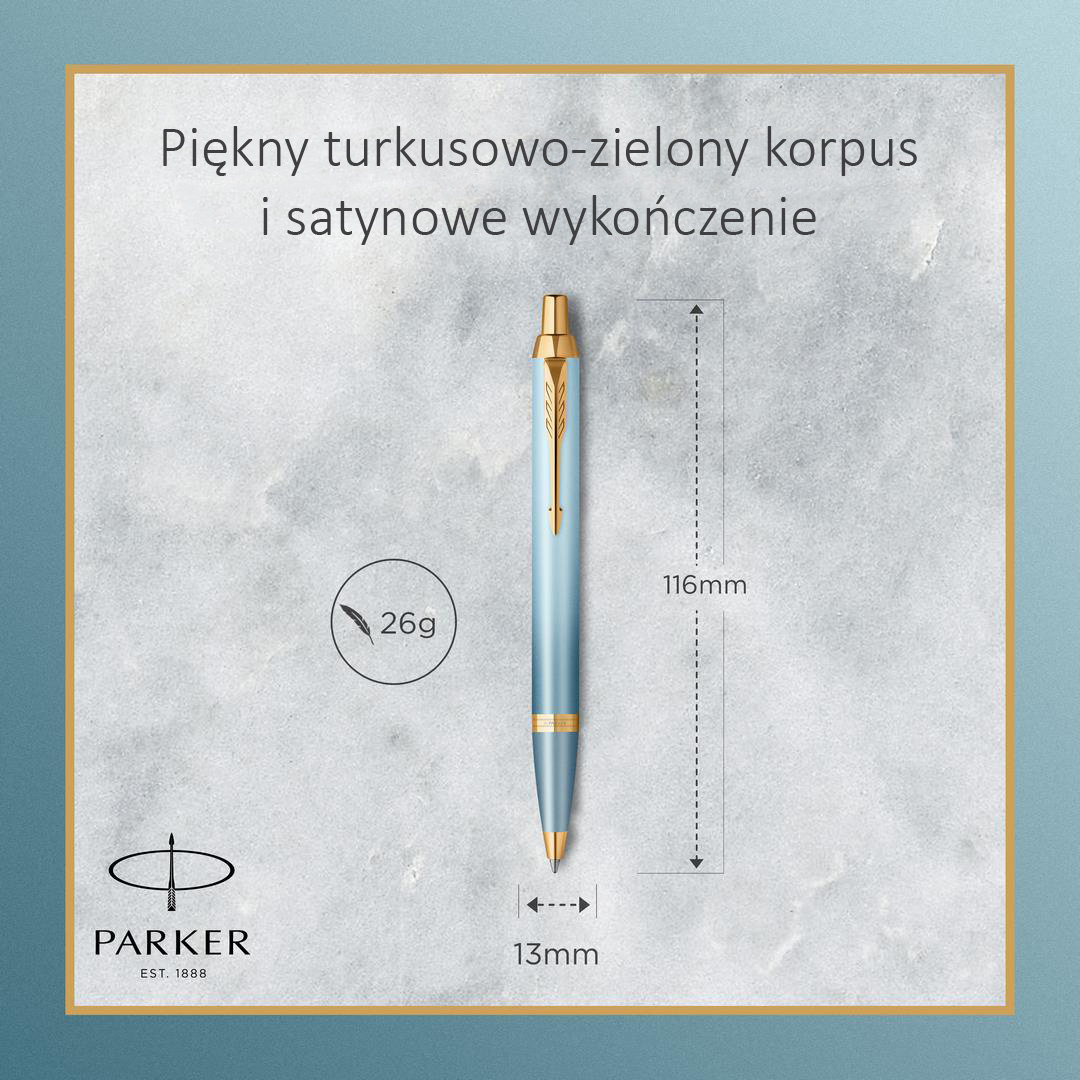 Długopis Parker IM Rituals GT Pozłacany z GRAWEREM Prezent dla Dziewczyny