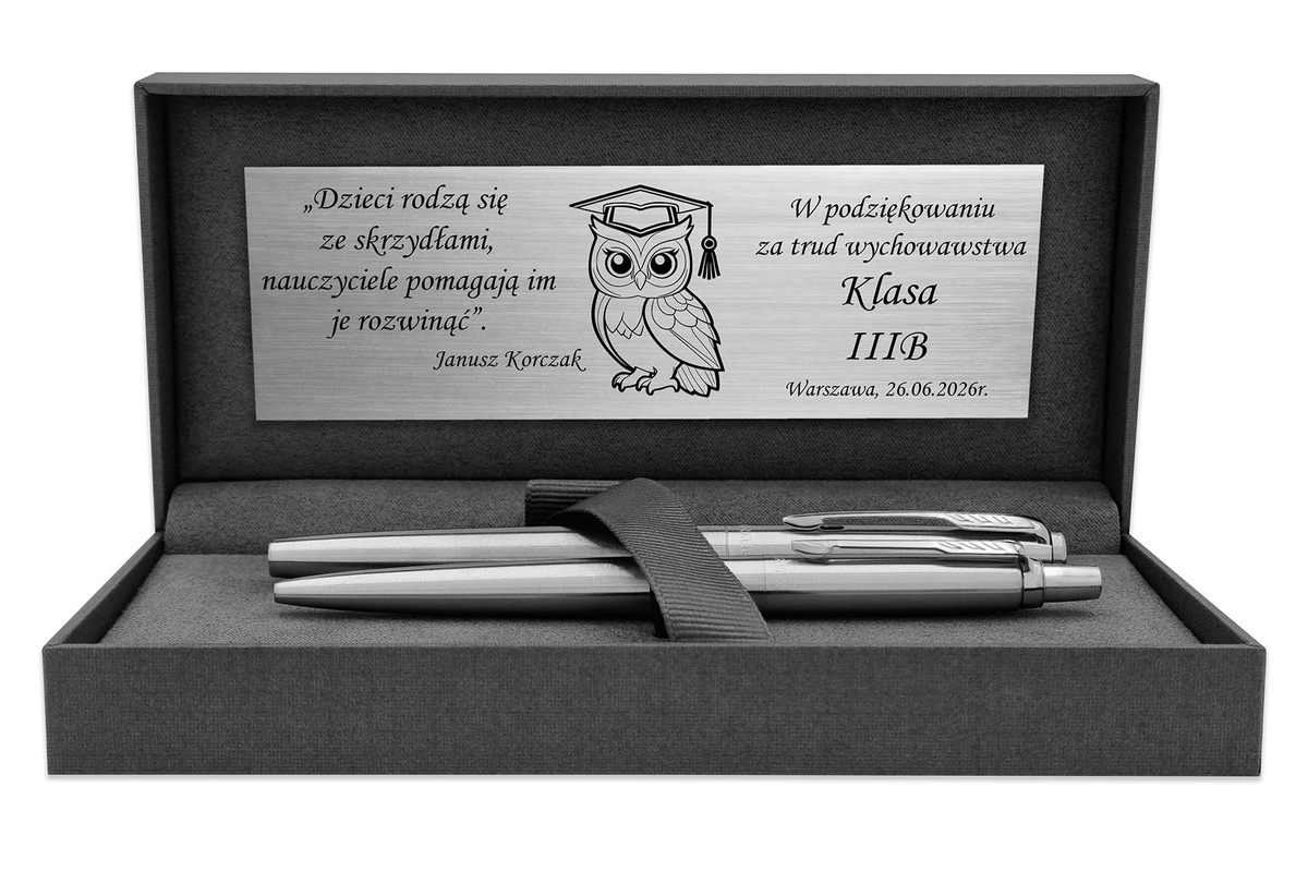 Zestaw Parker Jotter CT Pióro + Długopis z Grawerem Prezent na Święta