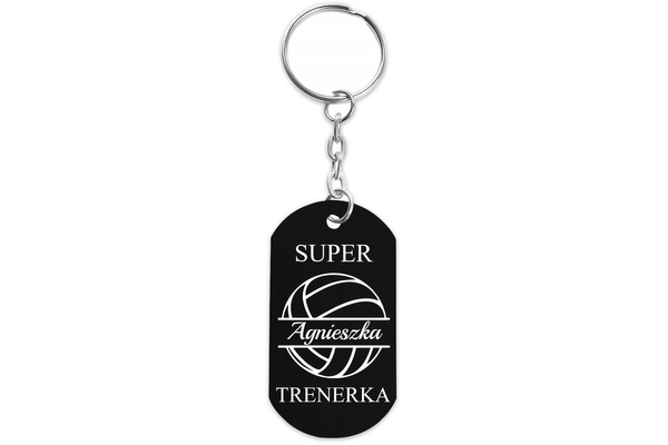 Gwizdek Metalowy Prezent dla Trenera Nauczyciela WF GRAWER + Brelok