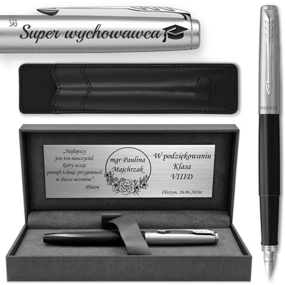 Pióro Wieczne Parker Jotter 60 Czarne z ETUI Black Prezent Dowolny GRAWER