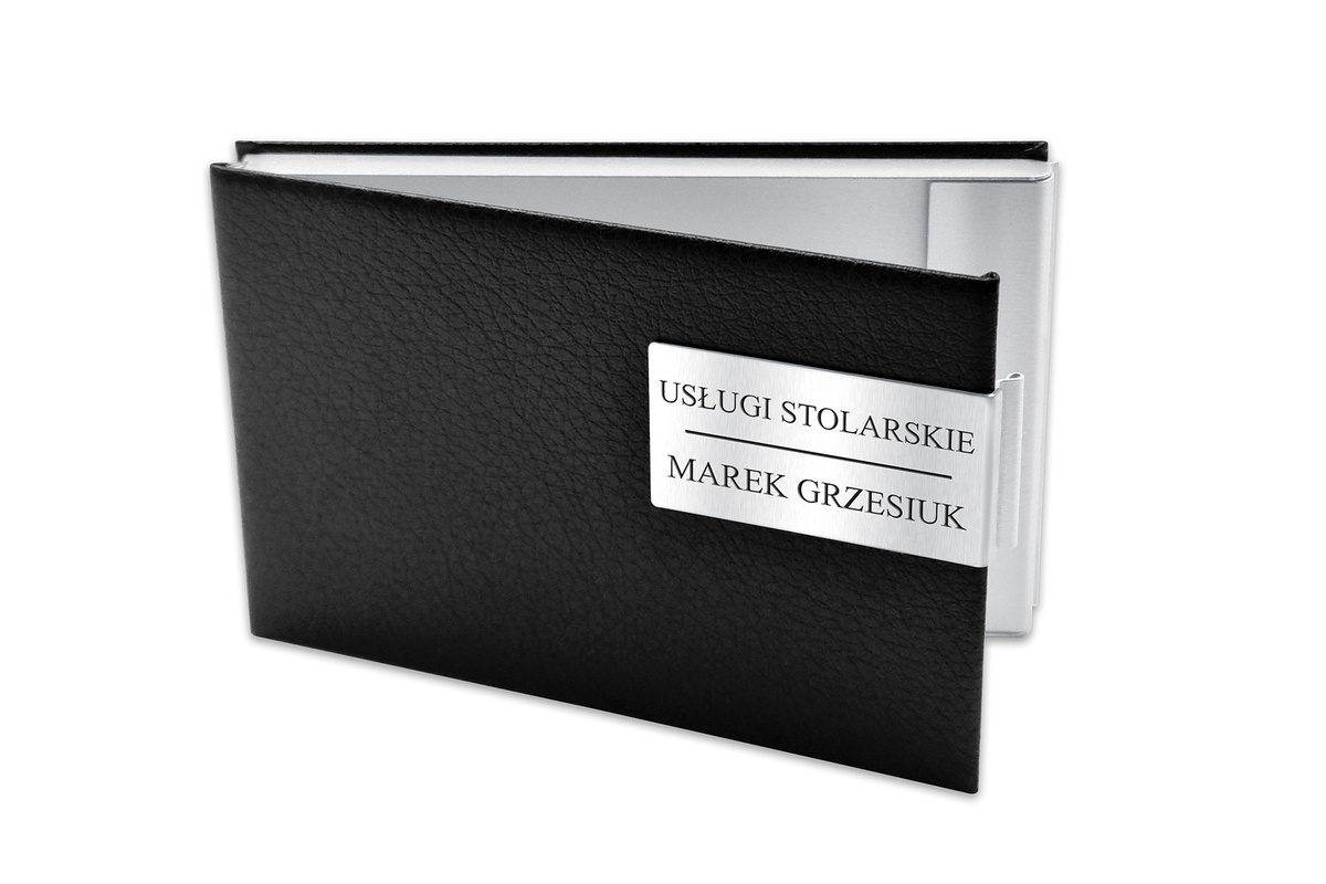 Wizytownik Skórzany z GRAWEREM Gratis Elegancki dla Szefa W5