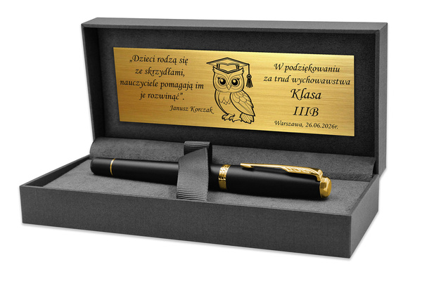 Pióro Wieczne Parker Urban GT z ETUI Black i GRAWEREM na Prezent PRESTIGE