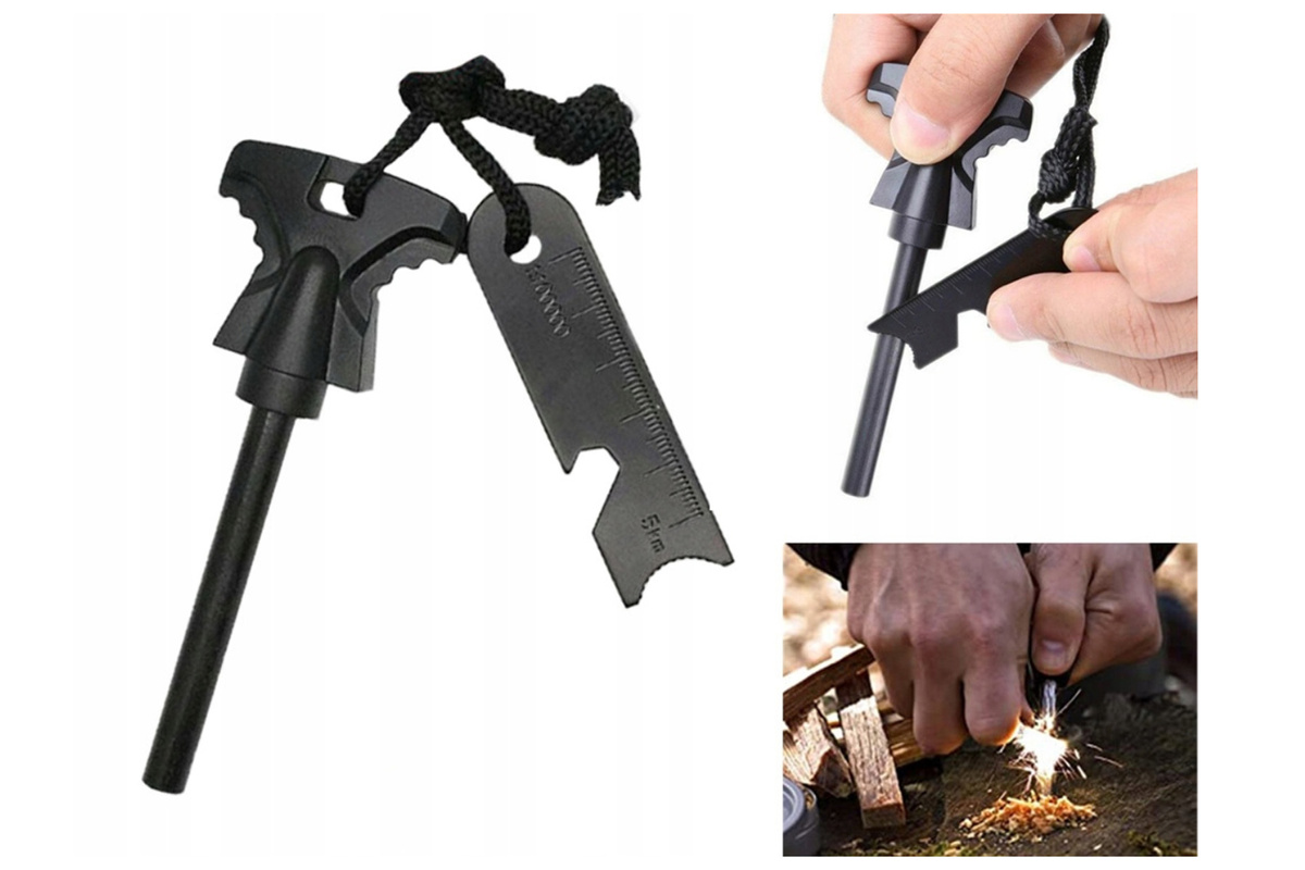 ZESTAW SURVIVALOWY NIEZBĘDNIK 12 Narzędzi Prezent na Święta z GRAWEREM