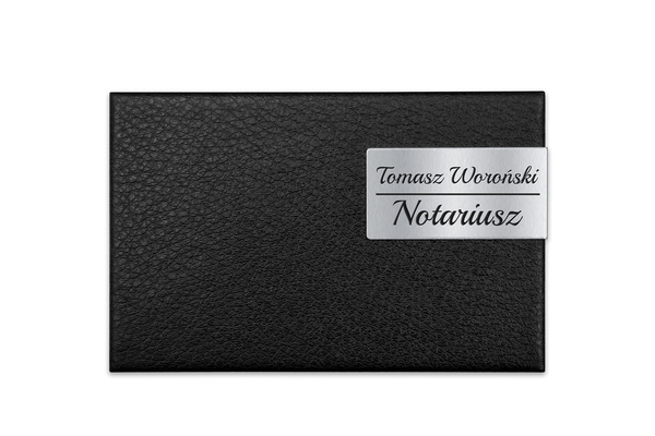 Wizytownik Skórzany z GRAWEREM Gratis Elegancki dla Szefa W5