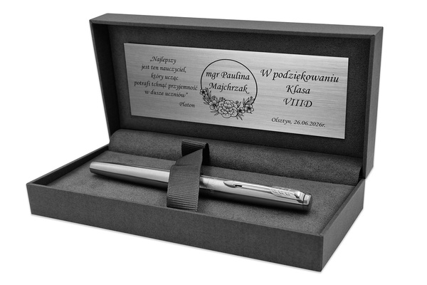 Pióro Wieczne Parker Jotter CT z ETUI Black i GRAWEREM na Prezent Prestige