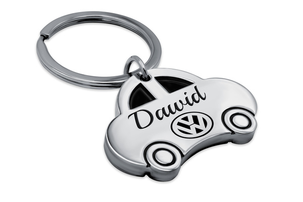 Brelok do Kluczy SAMOCHÓD z GRAWEREM Auto Prezent dla Faceta Chłopaka Taty