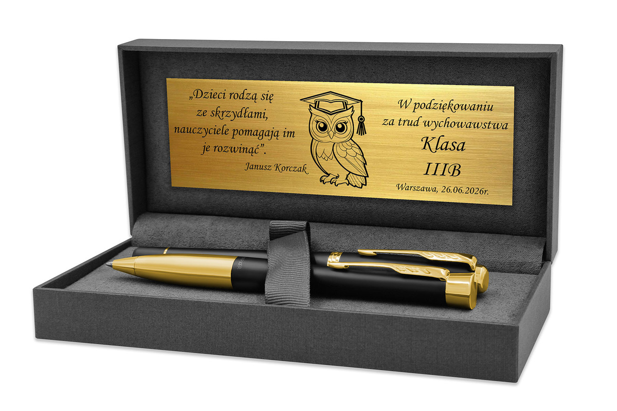 Pióro Wieczne i Długopis Parker Urban GT z GRAWEREM na Prezent PRESTIGE