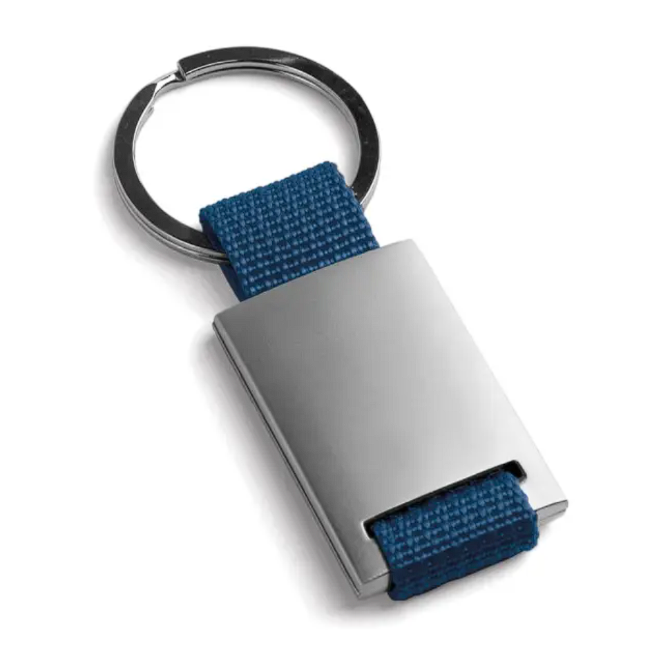 Brelok prostokąt Niebieski