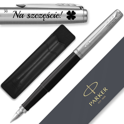 Pióro Wieczne Parker Jotter 60 Czarne z ETUI Black i GRAWEREM Gratis