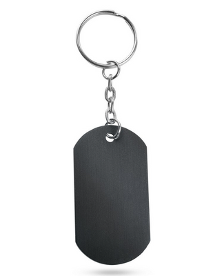 Brelok Czarny Aluminium