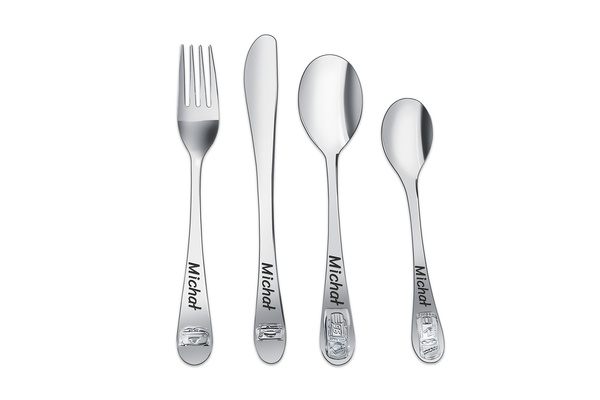 Sztućce dla Dzieci Disney AUTA Cars Prezent na Chrzest Roczek Urodzinki