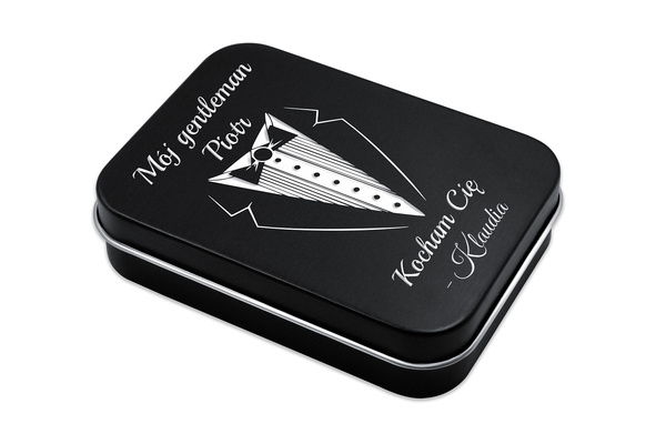 Zapalniczka Benzynowa z GRAWEREM + Pudełko Prezent dla Taty Męża Silver