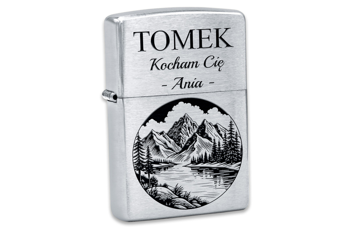 Zapalniczka Benzynowa Zippo Z200 z GRAWEREM Prezent dla Chłopaka Męża