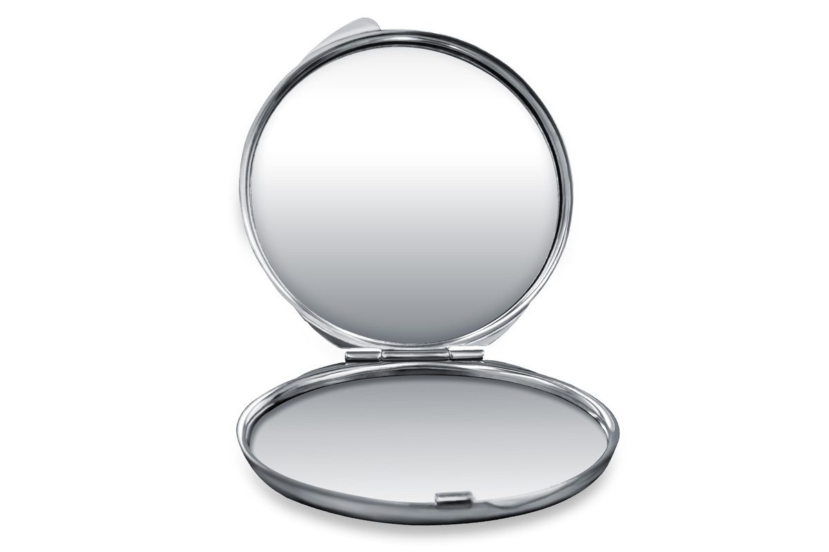 Lusterko do Makijażu Kieszonkowe z Grawerem Prezent dla Żony Mamy Córki