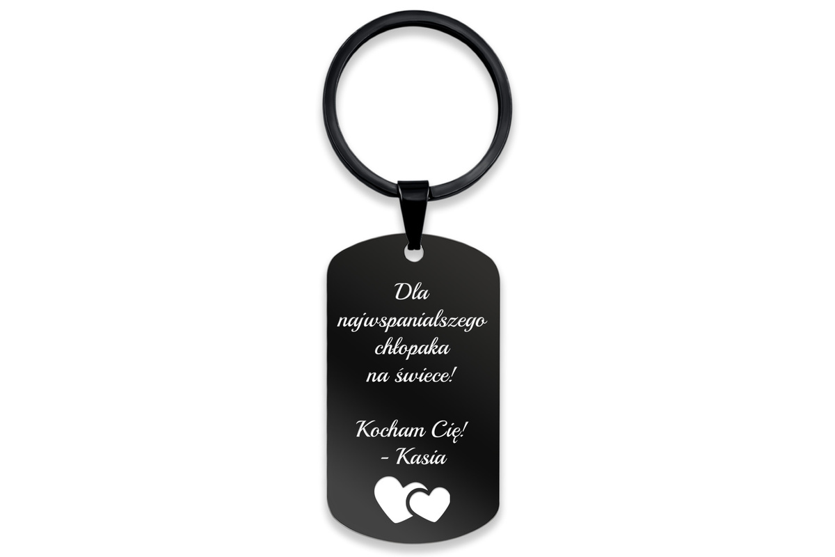 Brelok do Kluczy Kalendarz GRAWER Prezent na Dzień Chłopaka Mężczyzny B1