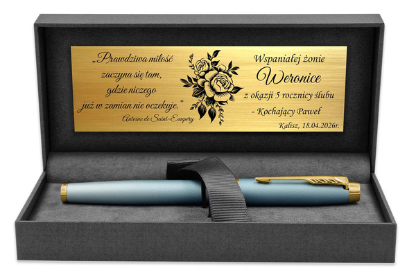 Pióro Wieczne Parker IM Rituals GT z ETUI i GRAWEREM Prezent na Rocznicę