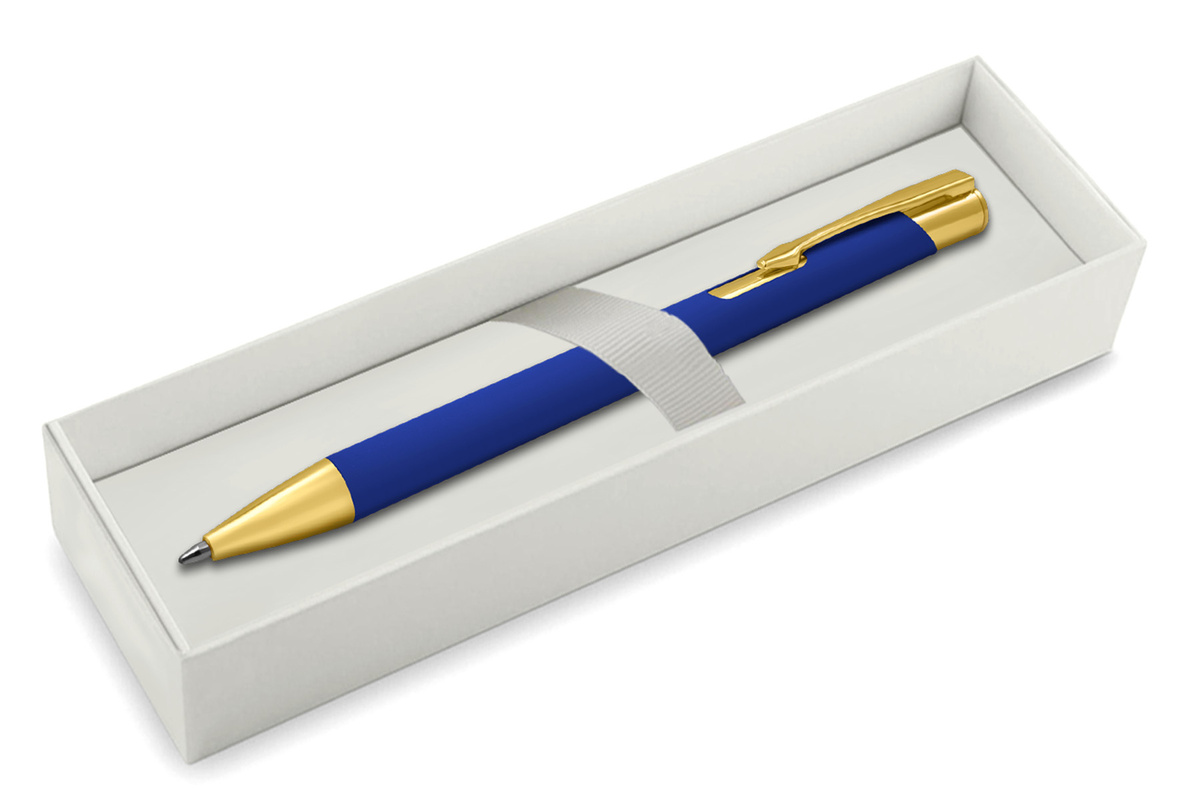 Długopis z GRAWEREM Granatowy Prezent dla Nauczyciela Ucznia Wychowawcy
